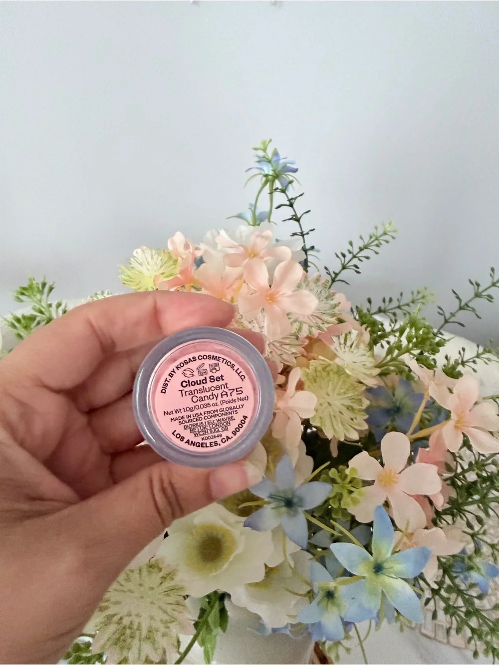 Kosas Cloud Set Loose Talc Free Setting + Blurring Powder- Translucent Pink